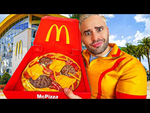 Probando la PIZZA de McDonalds *ÚNICA EN EL MUNDO*