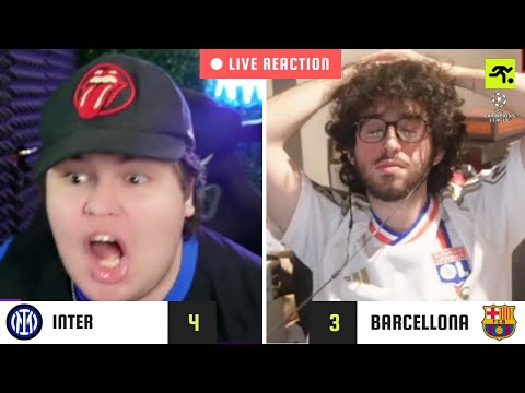 INTER-BARCELLONA 4-3 LIVE REACTION | TIFOSI INTERISTI vs GUFI | TIFOSIAMO