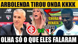 ARBOLEDA manda recado após SÃO PAULO derrotar o INTERNACIONAL de RENATA FAN