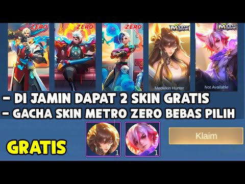 DI JAMIN DAPAT 2 SKIN MYSTIC GRATIS & SIMULASI GACHA METRO ZERO PAKE TIPS HEMAT BEBAS PILIH