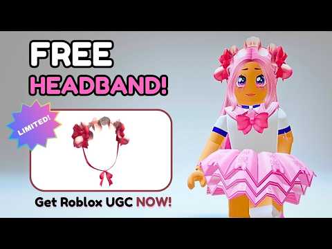 FREE STRAWBERRY HEADBAND UGC! 🍓💖 CLAIM YOUR LIMITED ROBLOX ITEM NOW!