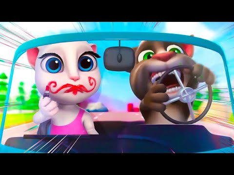 Talking Tom 🐱 A la carretera 💫 Episodio 120 🔥 Super Toons TV Dibujos Animados en Español