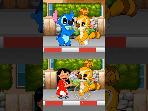POV Good Guy And Bad Guy - You Choose Stitch or Lilo??? #funny #stitch #animation