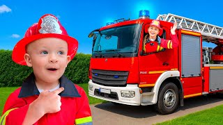 ¡Adam se convierte en Bombero 🔥🚒