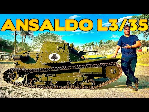 ANSALDO L3/35: o pequeno blindado italiano no Brasil