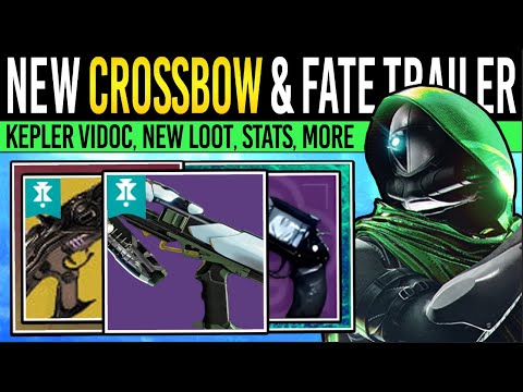 Destiny 2: CROSSBOW REVEALED & KEPLER VIDOC! Featured EXOTICS, Loot Info, Tier Unlocks, Social Space