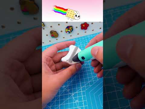 I made a Nyan Cat Phase 4 Sprunki OC with 3d pen #incredibox
