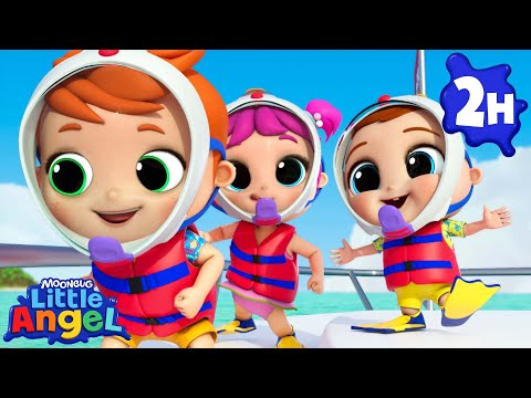 Ocean Song 🌊 | Little Angel | Fun Kids Songs | Nursery Rhymes