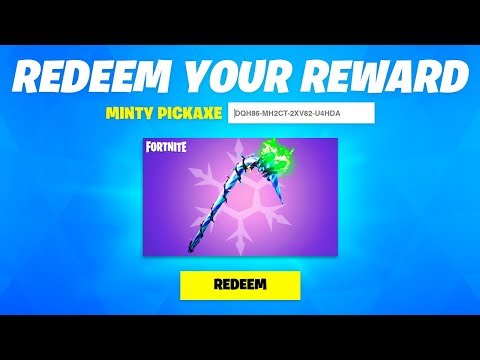 YOU CAN GET A FREE MINTY PICKAXE CODE NOW! (Fortnite...