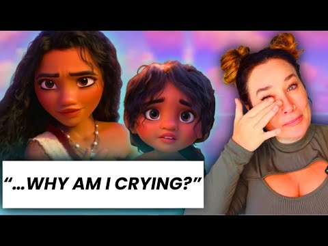 Vocal coach emotional reaction reacts to MOANA 2 TRAILER