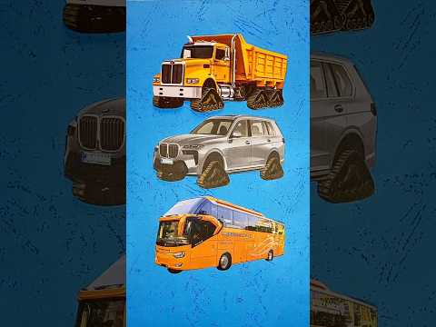 TRUCK DUMP RODA TANK, BMW X7 RODA TANK DAN BUS ๐ฑ #shorts #puzzle