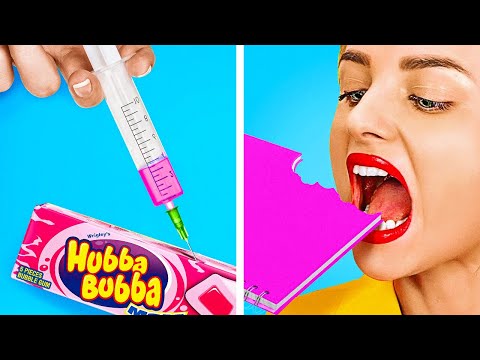 WEIRDEST HACKS EVER || Creative Hiding Spots for Your Secret Food And Makeup by 123 GO! Genius