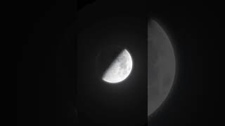 Halfway there, but in full glory: the First Quarter Moon! 🌙✨ #moon