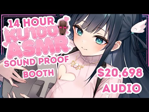 【ASMR/KU100】14 HOURS of PERFECT Tingles in Soundproof Booth [Nene Amano ASMR VTuber Compilation]