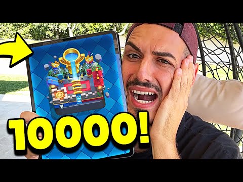 GASO... SCALATA 10000 COPPE in GIARDINO! 🏆 Clash Royale ITA