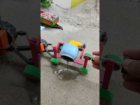 diy mini tractor video | construction machine | tractor wala video | #shorts #youtubeshorts
