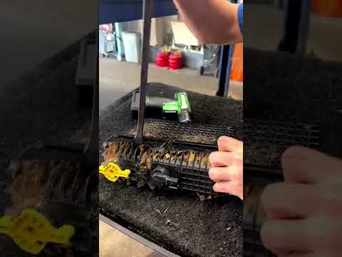 How long is too long on fuel filters? 80K Mile PowerStroke Fuel Filter Change #shorts