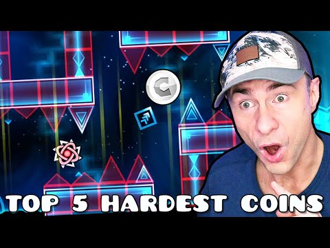 Top 5 HARDEST Coins in ALL Of Geometry Dash