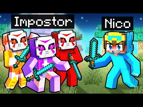 Nico vs IMPOSTOR Friends In Minecraft!