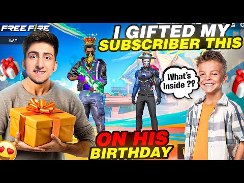 I gifted My Subscriber This On His Birthday 😱😍[A_s Gaming] - Free Fire India