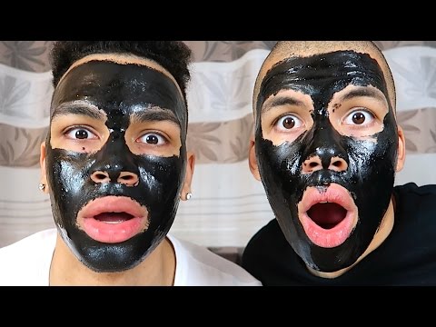 BLACK MASK CHALLENGE !!! | Kelvin und Marvin