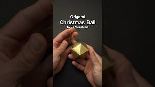 Origami Christmas Ball #shorts