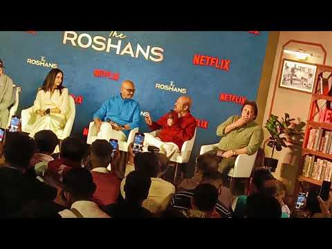 The Roshan's Press Conference Hrithik Roshan With Dad Rakesh Roshan And Chachu Rajesh Roshan