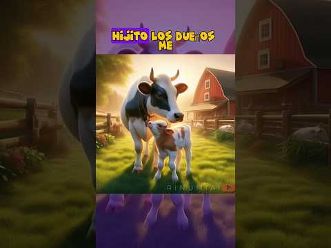 Vaca sale de paseo 🐮 #shotsviral #cow #ganado #animales #shorts #mascotas  #ia