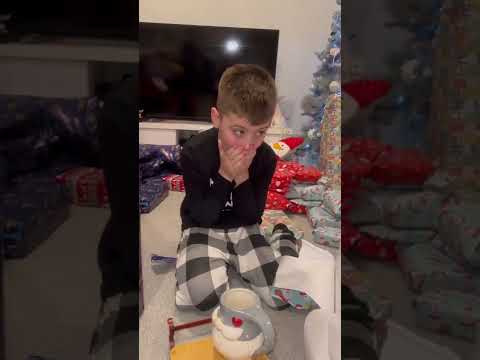He cried so much when he realised what Santa bought him!