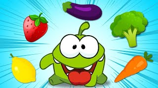 What Color Is The Vegetables Song By Om Nom | Kids Learning Rhymes | Learn With Om Nom