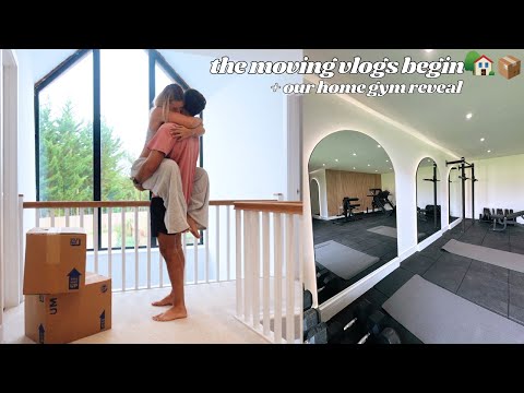 waking up in the new house + we built our dream gym reveal!! VLOG