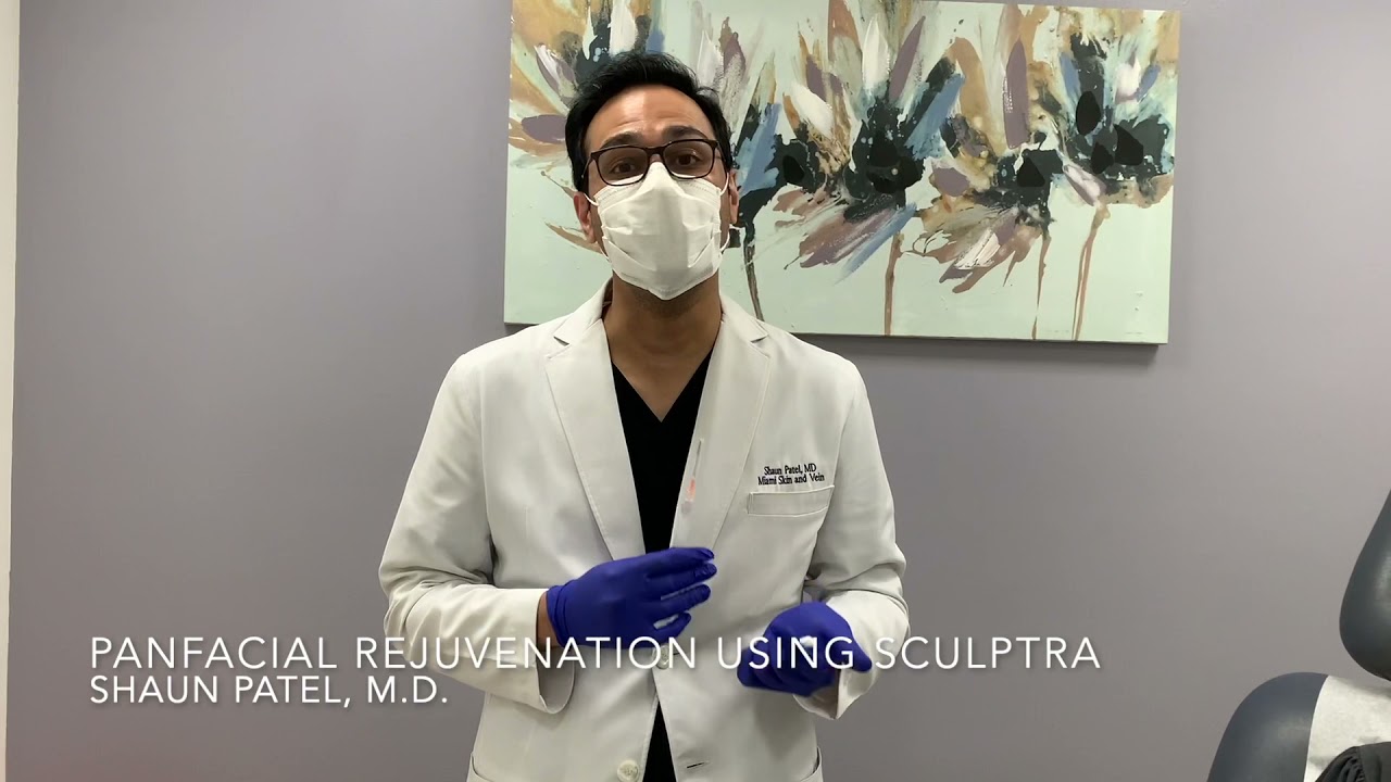 Woman with markings for cosmetic procedure preparation.