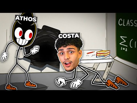 COSTA e ATHOS FUGINDO DA ESCOLA!!