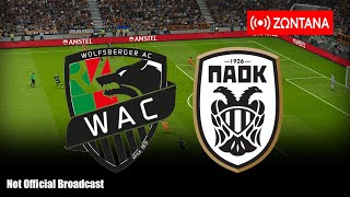 Wolfsberger AC vs ΠΑΟΚ  | Europa League – Προκριματικά – Ημιτελικά | PES 2021