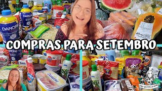 COMPRAS PARA O MÊS DE SETEMBRO  2025 / COMPREI LINGUA DE BOI PELA PRIMEIRA VEZ