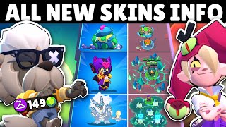 NEW SKINS Animations, Prices & Effects | Brawloween, Brawl Academy Skins & MORE!