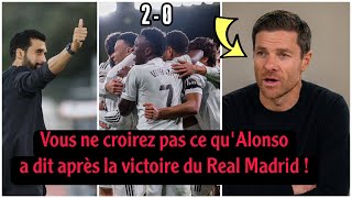 Vous n'allez pas croire ce qu'a dit Xabi Alonso après la victoire du Real Madrid contre Villarreal e