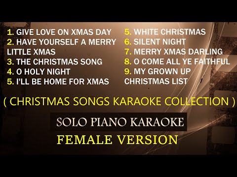 CHRISTMAS SONGS KARAOKE COLLECTION ( FEMALE VERSION ) ( VARIOUS ARTIST )