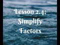 Cross Reducing and Multiplying Fractions