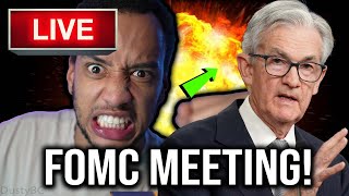 🚨LIVE FOMC  - ANNOUNCEMENT INCOMING TO SHOCK ALL CRYPTO!!!