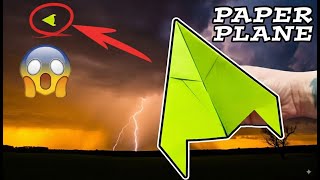 How to Make a Paper Airplane Fighter Jet That FLIES 1200 FEET!