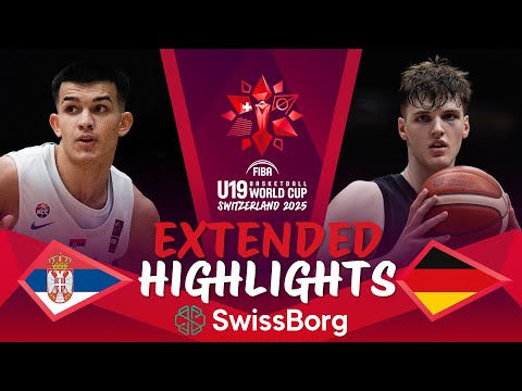 Serbia 🇷🇸 vs Germany 🇩🇪 | Extended Highlights | FIBA U19 Basketball World Cup 2025