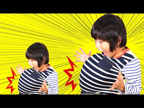 【寸劇】食べすぎちゃった！お腹いっぱいのお兄ちゃんをお手当しよう🎵