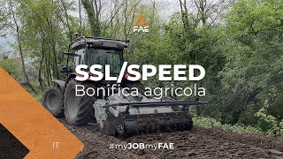 Video - FAE SSL SPEED - La fresa forestale FAE SSL/Speed al lavoro con un trattore SAME Explorer