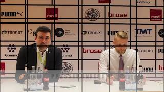 Pressekonferenz - 17. Spieltag - medi bayreuth vs. Telekom Baskets Bonn