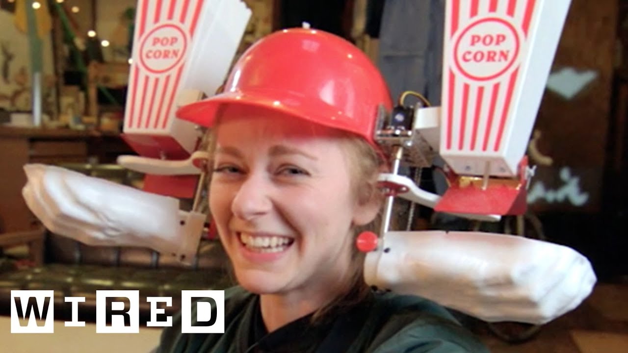 Robot Queen Simone Giertz Tours Her Mad Laboratory