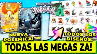 El DISEÑO de las 26 NUEVAS MEGAEVOLUCIONES de POKÉMON LEYENDAS ZA - pachi66