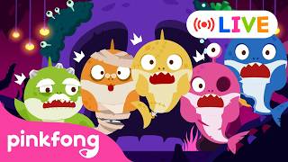 🔴 LIVE! 24 HOURS of Zombie Baby Shark 🧟 | Spooky Doo Doo Doo | Pinkfong LIVE for Mobile
