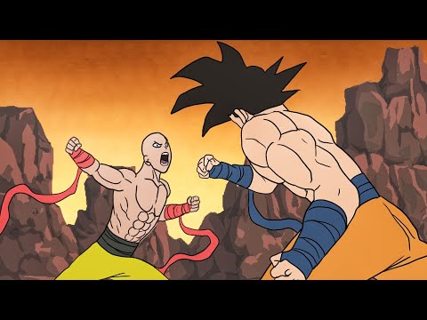 Saitama VS Goku FIST FIGHT Animation