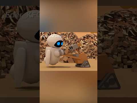 When Wall-e Meets Hot Eve #walle #disney #pixar